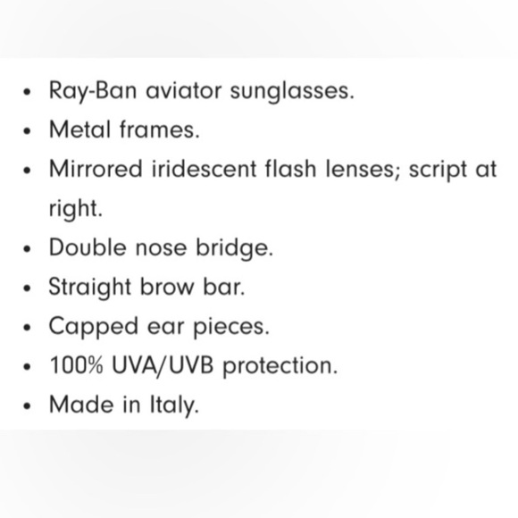 RAY-BAN Mirrored Aviator Sunglasses in Pink Rose Gold EUC - Picture 13 of 13